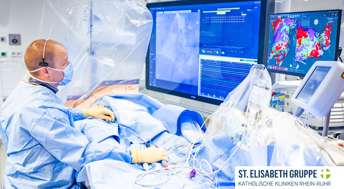 Elektrophysiologische Behandlung bei Vorhhofflimmern im Katheterlabor