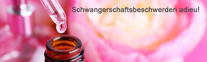 Blüten und homöopathische Mittel zur Linderung von Beschwerden in der Schwangerschaft.