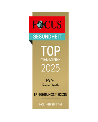 FOCUS-Siegel "Top Mediziner 2025 für Ernährungsmedizin"