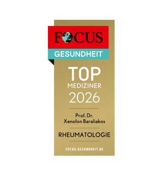 FOCUS-Siegel 2026 "Top Mediziner 2026 für Rheumatologie"