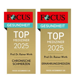 FOCUS-Siegel "Top Mediziner 2025 für Chronische Schmerzen und Ernährungsmedizin"