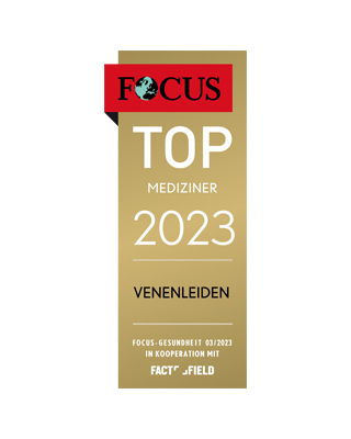 Siegel "Top Mediziner 2023 für Venenleiden"